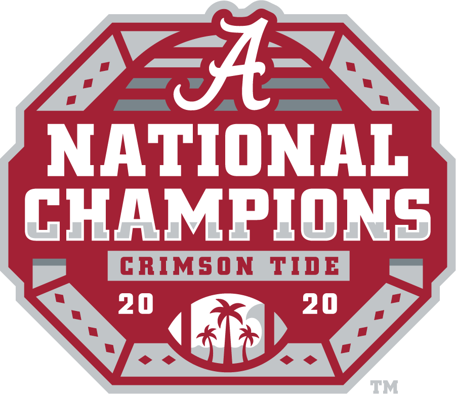 Alabama Crimson Tide 2020 Champion Logo v2 DIY iron on transfer (heat transfer)